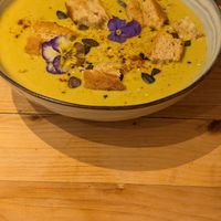 Carrot potage at V&G in Avignon