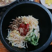 Veganized bibimbap at Korean Soy Silken Tofu 우리콩순두부 in Busan