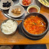 Kimchi stew  at Korean Soy Silken Tofu 우리콩순두부 in Busan