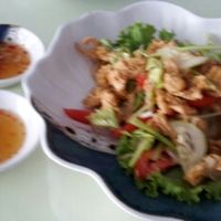 Thai vegan salad at Loving Hut - Bangna in Bangkok