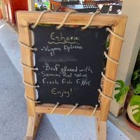 Vegan options -- aka "Welcome!" at Enhorio in Samos