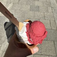 Coconut + Red Fruits  at Ballabeni Icecream in Munich