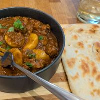 a curry-inspired stew at GreenHouse Bistro Wegańskie in Jelenia Gora