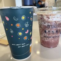 Boba oolong nut mylk   at Nuttea in Vancouver