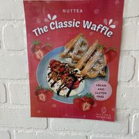 Waffle poster   at Nuttea in Vancouver