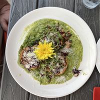 Vegan sopes  at Nuevo in Cleveland