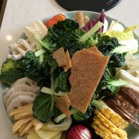 hot pot ingredients  at Gan Ye Zi Hotpot - Frankie's Kitchen in Shanghai