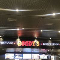 Vegan burger  at RHO - Goody's Burger House - Departures in Rhodes