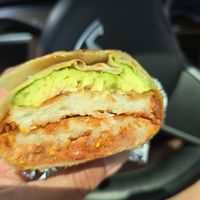 The breakfast burrito at Vida Pura in East Los Angeles