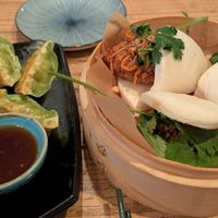 Gyozas ans Baobuns (3 different) at NASHI in Fuessen