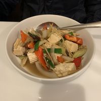 Pad khing with tofu   at Nutcharee's Authentic Thai Food in Kihei