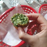 Spinach suppli at Al Pachino in Rome