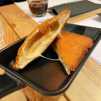 Vegan mozzarella in carrozza   at Al Pachino in Rome