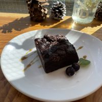 Chocolate brownie   at Alishan Park アリサンパーク in Tokyo