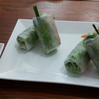 Summer rolls with peanut dip at Bà Xã in Ho Chi Minh City
