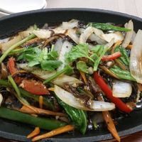 Tepanyaki vish with pepper garlic sauce at Bà Xã in Ho Chi Minh City
