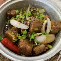 Vegan Peppered Sauce Pork   at Bà Xã in Ho Chi Minh City