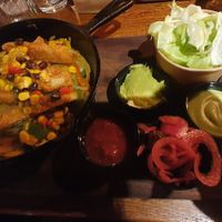 Vegan fajitas at Hickory's Smokehouse in Wilmslow