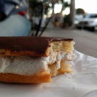 Vegan eclair! at Erin McKenna's Bakery in Los Angeles