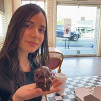 Delicious Deluxe cupcake !  at Erin McKenna's Bakery in Los Angeles