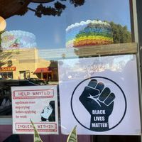 what if i'm crying in a friendly way tho?  at Erin McKenna's Bakery in Los Angeles