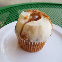 Cupcake at Erin McKenna's Bakery in Los Angeles