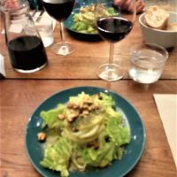 Le fruit défendu - starter with apple, fennel, walnuts, lettuce  at Le Jardin in Biarritz