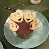 Mousse choco at Le Jardin in Biarritz