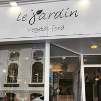 Close to the ocean.  at Le Jardin in Biarritz