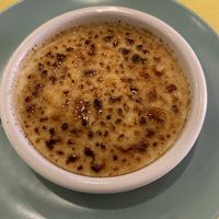 Vegan crème brûlée!!   at Le Jardin in Biarritz