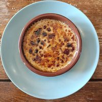 Creme Broule at Le Jardin in Biarritz