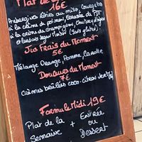 Week menu  at Le Jardin in Biarritz