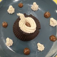 Schokoladenküchlein  at Le Jardin in Biarritz