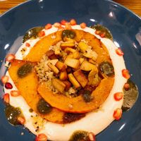 Pumpkin with tofu at Le Jardin in Biarritz