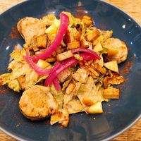 Autumn salad at Le Jardin in Biarritz