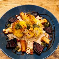 Baked cauliflower at Le Jardin in Biarritz