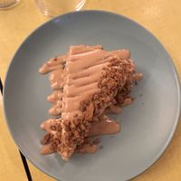 Cheesecake cacahuètes   at Le Jardin in Biarritz