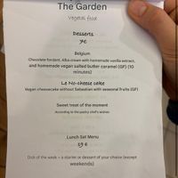 I will continue to dream about 'Belgium'. If it's there you have to try it!  at Le Jardin in Biarritz