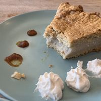 Gateau Basque  at Le Jardin in Biarritz