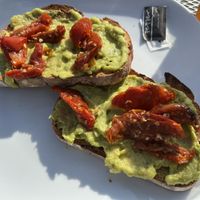 Avocado & tomato on toastt  at The Park Café - Hazlehead Park in Aberdeen