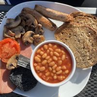 Vegan breakfastt  at The Park Café - Hazlehead Park in Aberdeen