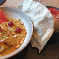 Curry vegan at Krüsch in Wangerooge