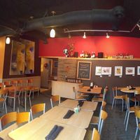 Panorama from the window seat  at Sobro Cafe in Indianapolis
