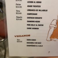 Vegan tacos  at Taqueria De La Union in Merida