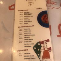 Menu at Taqueria De La Union in Merida