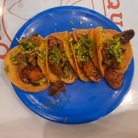 4 tacos de champiñones al ajillo. at Taqueria De La Union in Merida