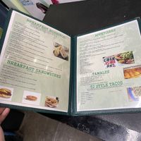 huge menu (1)   at El Jardin The Vegan Paradise in San Diego
