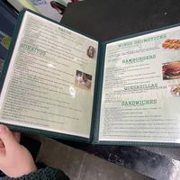 huge menu (2)   at El Jardin The Vegan Paradise in San Diego
