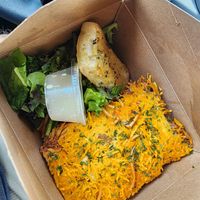 Bakes spaghetti like my grandma's at Seed Thyme & Harvest Plant-based Cuisine in Spartanburg