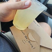 Fresh made lemonade was like heaven on a hot day at Seed Thyme & Harvest Plant-based Cuisine in Spartanburg